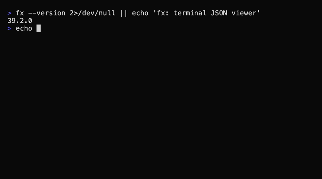 fx — CLI Tool Guide — AgentGIF — GIF for humans. Cast for agents.